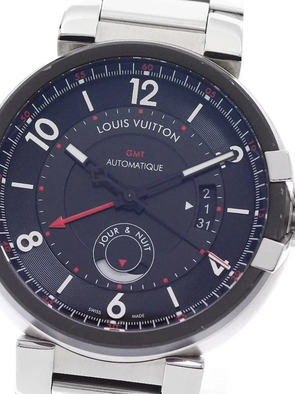 LOUIS VUITTON Tambour Evolution Q1156 GMT Automatic Men's Watch_962265